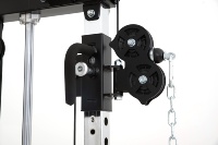 Máquina Smith de Acero Negro, Soporte para Sentadillas, Equipo Multifuncional para Gimnasio en Casa, Entrenamiento de Fuerza Integral Unisex