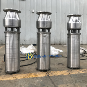 Pompe à eau submersible multi-étages centrifuge en acier inoxydable à haut débit 10-250 m/h, hauteur de refoulement 5-178 m, 2-10 CV pour fontaines - Product Image 3