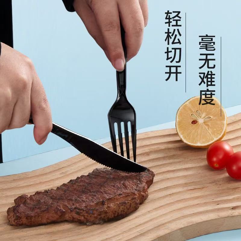 7 Inch 5-in-1 Disposable Cutlery Set - Takeaway Spoon, Knife, Fork, Napkin Toothpick | Honger Packag