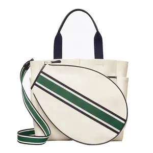 Фирменная парусиновая спортивная сумка с логотипом под заказ, сумка для теннисной ракетки, модная женская спортивная пляжная сумка