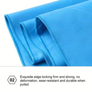 Boldfit <b>Microfiber</b> Rectangle Solid Gym <b>Towel</b> for Men Women Ultra Soft Thin Quick Drying Lightweight Absorbent Spa Swimming Sweat - Product Image 4