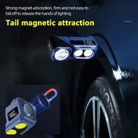 Senter LED Isi Ulang 500LM 180 °   Lampu Kepala/Lampu Sepeda/Lampu Belakang Magnetik yang Dapat Diputar untuk Bekerja, Berkemah, Bersepeda
