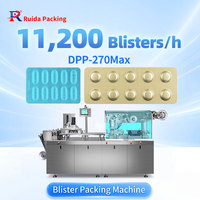 Machine d'emballage sous blister entièrement automatique pour capsules et comprimés en aluminium et PVC, série DPP, avec 1 an de pièces détachées gratuites