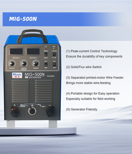 เครื่องเชื่อม MIG-500N 3เฟสเครื่องเชื่อม Mig อินเวอร์เตอร์แบบง่ายและราคาไม่แพง - Product Image 4