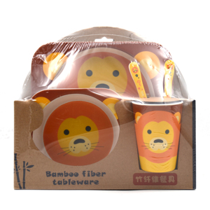 Plateau repas en <span class=keywords><strong>fibre</strong></span> de bambou, ml, en <span class=keywords><strong>fibre</strong></span> de bambou, antidérapant et Anti chute, vaisselle pour bébés - Product Image 1