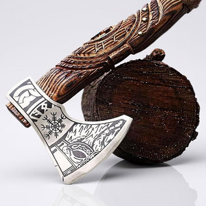 Cabeza de martillo de acero de alta calidad con mango de madera de palisandro y revestimiento de cuero, agarre profesional de grado industrial, precio mayorista. - Product Image 4