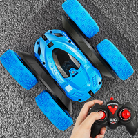 Voiture de course RC double face à cascades pour enfants, véhicule tout-terrain éducatif télécommandé, cadeau pour garçons