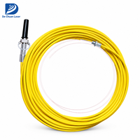 Kabel Serat Optik QBH 3KW 4KW 20M untuk Sumber Laser IPG Raycus MAX JPT, Suku Cadang Pengganti untuk Pemotongan dan Pengelasan