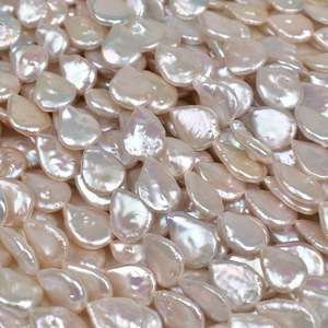 Perles baroques en forme de grosse goutte d'<span class=keywords><strong>eau</strong></span> 14 * 18 mm, perles d'<span class=keywords><strong>eau</strong></span> douce naturelles, matériel pour la fabrication artisanale de bijoux, perles à enfiler - Product Image 1