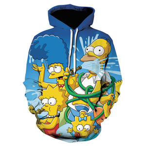 EVERTOP OEM ODM Hersteller von Anime-Bekleidung – Individuelle Übergroße Polyester-Hoodies mit Digitaldruck für Unisex - Product Image 6