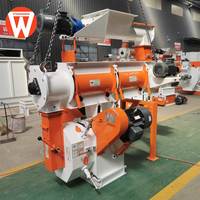 Nouvelle machine à granulés d'aliments pour volailles Strongwin haute productivité, électrique, triphasée, à matrice annulaire, 1,5-2,5 t/h, granulés de 2-6 mm, 380 V