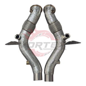 Tubo de Escape de Alto Rendimiento Vortex de Acero Inoxidable con Acabado Espejo para Ferrari F8 Tributo F8 Spider 3.9T V8 Twin Turbo - Product Image 3