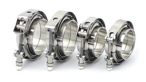 Pince à bande en <span class=keywords><strong>V</strong></span> haute performance de 3.0 pouces en acier inoxydable pince à bande en <span class=keywords><strong>V</strong></span> standard avec brides ou personnalisée - Product Image 6