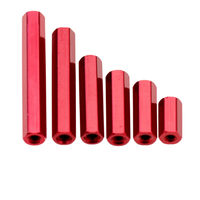 Écrous hexagonaux longs et robustes en aluminium 6061 7075 anodisé blanc, rouge, bleu, jaune, en acier allié, M6 M10 M16, DIN6334