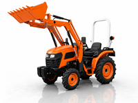 Tracteur diesel puissant de 20-30 CV à haute efficacité CE EPA COC avec moteur EURO V fiable et chargeur frontal pour ranch et pâturage