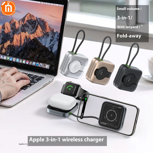 Station de charge sans fil 3 en 1 : chargez téléphone, montre et écouteurs sur un support élégant - Product Image 2