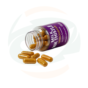 Cápsulas de Cardo Mariano OEM para Desintoxicación y Limpieza del Hígado, Suplementos para el Cuidado de la Salud, Cápsulas de Cardo Mariano para la Protección del Hígado - Product Image 2
