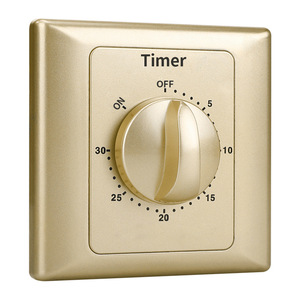 Contrôleur de minuterie mécanique 30 minutes pour pompe à eau, panneau de prise type 86 - Product Image 1