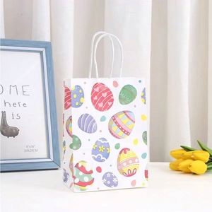 Vente flash - Sacs en papier kraft écologiques personnalisés, sacs à main pliables réutilisables avec poignée en corde, sacs cadeaux personnalisés pour les achats - Product Image 1