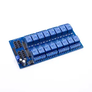 SeekEC 2019 hot sales 12V 16 Channel Relay Module with Light Coupling LM2576 Power Supply