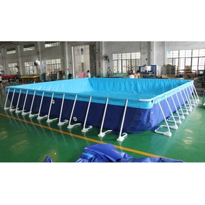1.32mH กรอบโลหะสนับสนุนพีวีซี<span class=keywords><strong>สระ</strong></span>ว่ายน้ำขนาดใหญ่สำหรับของเล่นน้ำสไลด์น้ำทำให้พอง - Product Image 1