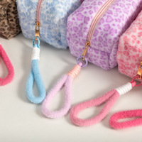 Tas Kosmetik Motif Macan Tutul Baru Kapasitas Besar Tas Jinjing Portabel Tas Penyimpanan Mewah Tas Perlengkapan Mandi Multifungsi untuk Wanita