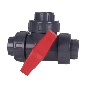 ERA PVC compact 3-ways ball valve Plumbing Material Fitting Plastic