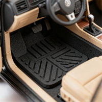 Tapis de sol de voiture en EVA écologique haute densité noir personnalisé, antidérapant, imperméable, en mousse EVA pour tapis de voiture