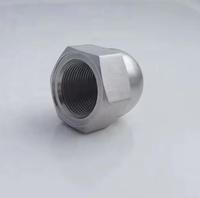 Écrou dôme hexagonal en acier inoxydable Q 395, écrou hexagonal à pas fin