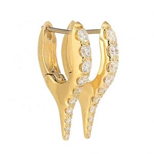 ต่างหูสไตล์มินิมอลสำหรับผู้หญิง ฤดูใบไม้ร่วง ฤดูหนาว สไตล์ยุโรป อเมริกัน หรูหราเบาๆ แบบโบราณ ต่างหูแบบติดหู ทรงเรขาคณิต ทำจากทองเหลือง แบบหนีบ แฟชั่น - Product Image 5