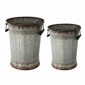 Lot de 2 jardinières de sol pour la décoration du salon 2024 pour la maison, les hôtels et les restaurants 2024 Meilleure vente de décoration d'intérieur Meilleur vendeur - Product Image 2