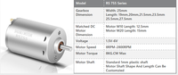 Moteur électrique personnalisé Shunli 12v-48v DC à couple élevé 18000 tr/min 15000 tr/min à balais 775
