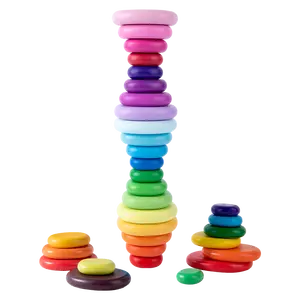 Rainbow goose soft stone building block children toy