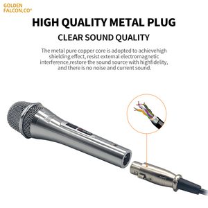 Micrófonos vocales Micrófonos de mano con cable Micrófonos de karaoke profesionales Enchufe de 6,5mm para SINGING - Product Image 3