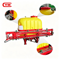 Pulvérisateur à pression haute précision YCM 3W avec grand réservoir pour l'application de brume dans les jardins et les champs, compatible avec les tracteurs à roues