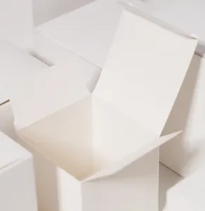 50個/スポットユニバーサルホワイト包装箱白紙箱化粧品ギフトボックス
