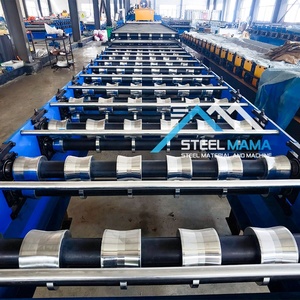 Chuyên Nghiệp Hai Lớp Tấm Lợp Máy 900 Hình Thang 1075 Màu Thép Gạch Ép Giá Thấp Forning Máy - Product Image 6