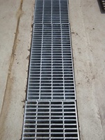 Grille en acier inoxydable galvanisé à chaud pour bâtiment métallique, résistante à l'eau, en acier argenté, garantie 2 ans, pour marches d'escalier
