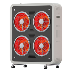 Trắng, Đen, Vàng, Máy sưởi hồng ngoại gia dụng, Điều khiển cơ học, Điều khiển bằng giọng nói - Product Image 3