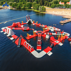 สวนน้ำเป่าลมลอยน้ำ โรงงานกวางโจว, สวนน้ำเป่าลมลอยน้ำ, สวนน้ำ - Product Image 1