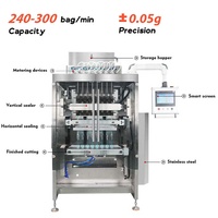 Machine d'emballage automatique de liquides et de gelées à 8 voies, machine d'emballage en stick à scellage arrière pour gel énergétique