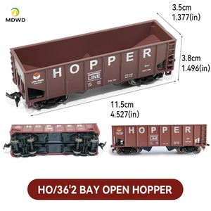 โมเดลรถบรรทุกเครนรถไฟ HO ขนาด 1/87 สำหรับนักสะสมผู้ใหญ่ ใช้ตกแต่งฉากจำลองการจัดวางรางรถไฟ DIY - Product Image 3