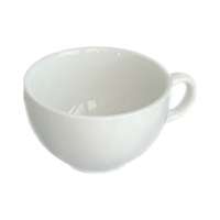 Tasses à café en céramique artisanales minimalistes, blanches pures, sûres pour le latte art, Mojava Cream, pour la maison et le bureau, vente directe, vente en gros