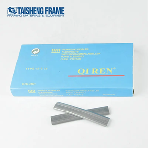 QI <span class=keywords><strong>REN</strong></span> 0.35-15 Punti Flessibili per Cornici, Punti di Fissaggio Galvanizzati per Montaggio Cornici, Chiodi per Assemblaggio Cornici - Product Image 1