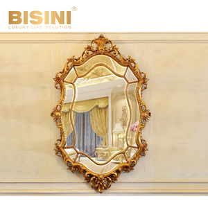 Antique Gold <strong>Victorian</strong> PU Wall <strong>Mirror</strong> Handcrafted Ornate Full Length Classic Decor Floor <strong>Mirror</strong> for Luxurious Villas - Product Image 4