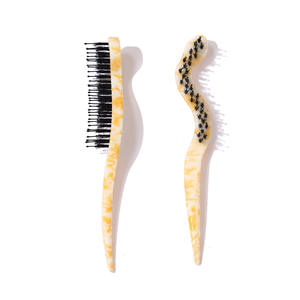 CLARMER Brosse à barbe <span class=keywords><strong>de</strong></span> style vintage pour hommes <span class=keywords><strong>de</strong></span> 21cm, peigne lissant en poils <span class=keywords><strong>de</strong></span> sanglier imprimé léopard pour la <span class=keywords><strong>coupe</strong></span> <span class=keywords><strong>de</strong></span> <span class=keywords><strong>cheveux</strong></span>, nettoyage des <span class=keywords><strong>cheveux</strong></span> errants - Product Image 5