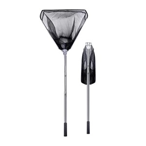 Épuisette de pêche pliable et télescopique en acier inoxydable, multi-tailles, portable, pour eau douce et eau salée, séchage rapide - Product Image 6