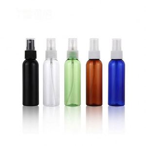 Flacon pulvérisateur cosmétique en plastique PET blanc, ambre, bleu, haute capacité (100 ml-500 ml), avec bouchon pulvérisateur à pompe et impression sérigraphique - Product Image 2