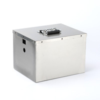 Boîte de distribution de boîtier d'instrument électronique en acier inoxydable personnalisée directe d'usine pour batterie au lithium