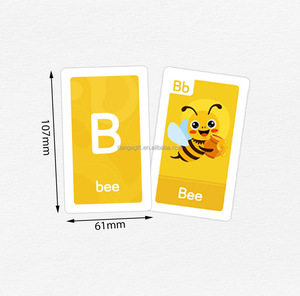 Carte Didattiche per Bambini Personalizzate, Ecologiche, Riciclabili, Resistenti all'Acqua e allo Strappo, Fronte-Retro - Product Image 2
